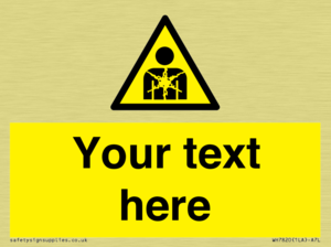 Custom Warning substance or mixture presenting a health hazard